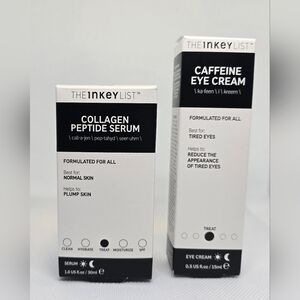The 1NKEY List Collagen Peptide Serum and Caffeine Eye Cream Set